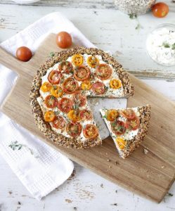 tarte fromage - tomate